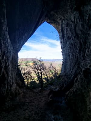 Incroyable tunnel de la Grotte du Hibou - Millau - 12