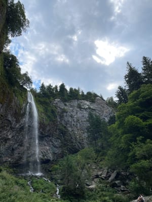 Grande cascade Mont Dore et vue sur le Puy de Sancy - Valentin - 46