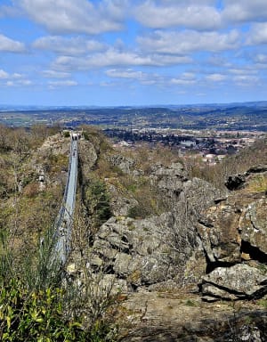 Voetgangersbrug van Mazamet en middeleeuws dorp Hautpoul - Les Cabanes du Gua, Hautpoul - 20