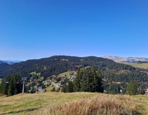 Le plateau de Beauregard depuis le col de Merdassier - Manigod - 6