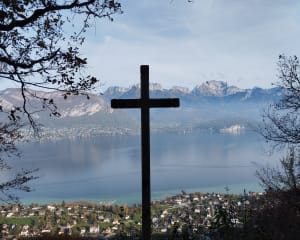 Circuit van de Drie Kruizen en turquoise water van Semnoz - Annecy - 66