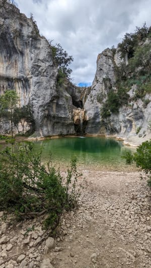 Wandeling naar de Gour de la Sompe en uitzicht op de Ibie - Lagorce - 37