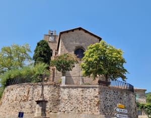 Klim naar Notre-Dame-de-Roubignac en de kasteelruïnes - Octon - 2