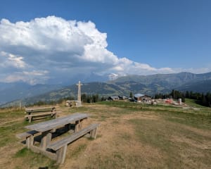 Col du Jaillet - descente vers le balle trap. - Megève - 3