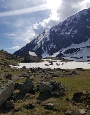 Meer van Arou vanaf de Hourquette d'Ancizans - Ancizan - 31
