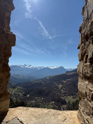 Fort de Reallon et cascade depuis les Gourniers - Réallon - 20
