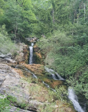 Pas du Roc waterval en woeste wateren van de Nant - Nant-Sec - 10