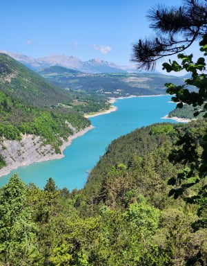 Passerelles himalayennes du lac de Monteynard à vtt - Treffort - 6