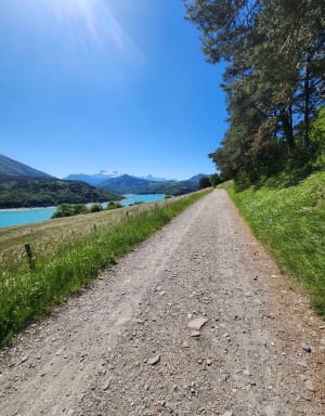 Passerelles himalayennes du lac de Monteynard à vtt - Treffort - 8