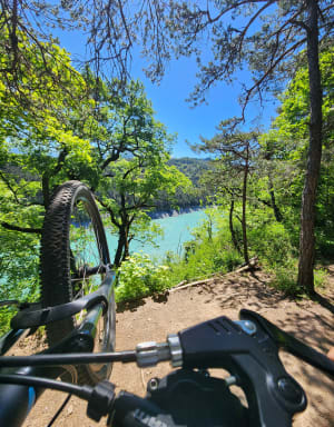 Passerelles himalayennes du lac de Monteynard à vtt - Treffort - 9