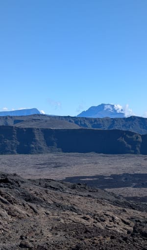 Le cratére Dolomieu de la fournaise - La Plaine des cafres - 21