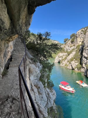 De lagere Gorges du Verdon en een verfrissend bad - Quinson - 315