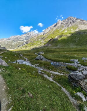 Le Lac de la Plagne du refuge de Roussel - Peisey-Nancroix - 8