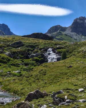 Le Lac de la Plagne du refuge de Roussel - Peisey-Nancroix - 10