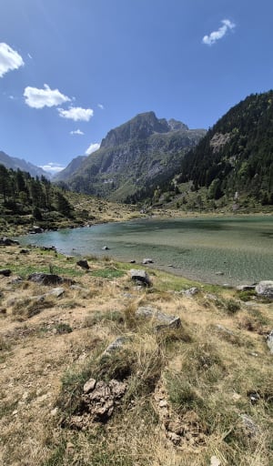 Le lac de Suyen et la toue de Doumblas - Arrens-Marsous - 7