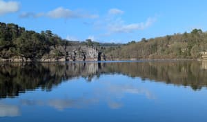 Lac du Guerlédan par le barrage et les landes de Trévejan - Guerlédan - 11