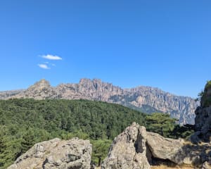 Trou de la Bombe : panorama grandiose sur les Aiguilles de Bavella - Quenza - 154