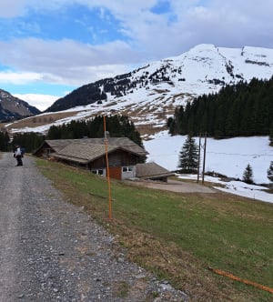 Winterafdaling van Beauregard naar La Clusaz - La Clusaz - 5