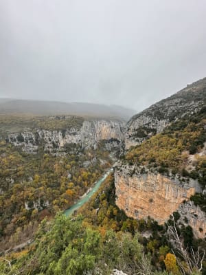 Excursie op de Petit Sentier Blanc Martel en de voetgangersbrug van Estellier - La Palud-sur-Verdon - 49