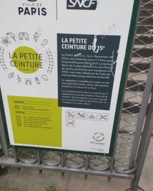 Balade sympa dans le 15ième de la petite ceinture au quai - Paris - 10