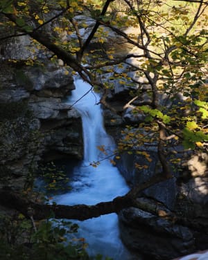 Cascade de Courme et Saut du Loup le long du Canal de Foulon - Gourdon - 12