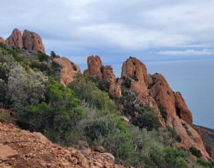 Randonnée au col du Cap Roux par le plateau d'Anthéor - Karine - 6