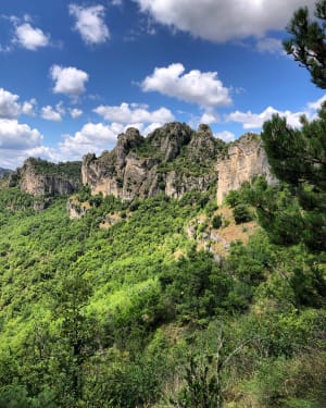 Jouer au funambule sur les falaises de l'Escalette - Pégairolles-de-l'Escalette - 5