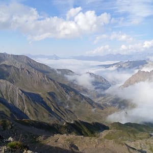 Witte piek van de Galibier en stilstaande tijd - La Grave - 15
