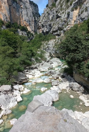 Excursie op de Petit Sentier Blanc Martel en de voetgangersbrug van Estellier - La Palud-sur-Verdon - 28