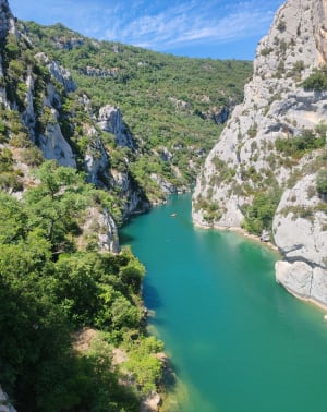 Le lac de Quinson et le Verdon par la Chapelle St-Maxime - Montmeyan - 11