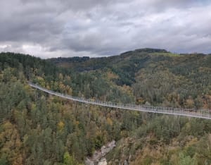 Balade à la passerelle des gorges du Lignon depuis Grazac - Grazac - 24