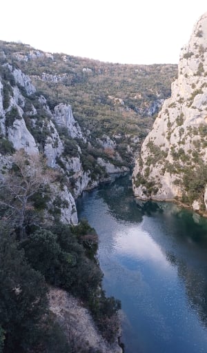 Le lac de Quinson et le Verdon par la Chapelle St-Maxime - Montmeyan - 14