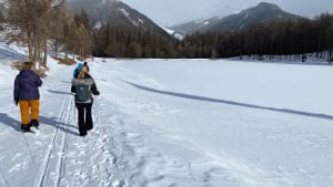Op sneeuwschoenen richting het Roue-meer in Arvieux-en-Queyras - Arvieux - 8