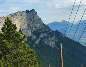 Lans-en-Vercors en word duizelig op de vertigo-loopbrug - Lans-en-Vercors, La Sierre - 12