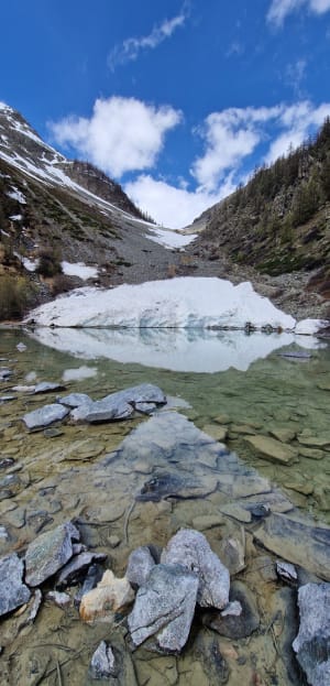 Lac de la Douche, vóór de Arsine-pas - Le Monêtier-les-Bains - 23
