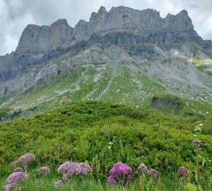 Lac de Pormenaz depuis le Lac Vert et magie des falaises des Fiz - Passy Plaine Joux - 6