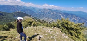 Ascension du Grand Mont et panorama franco-italien - Cindy - 4