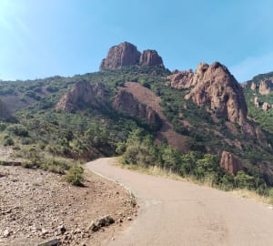 Rocher de St-Barthélémy par le haut - Saint-Raphaël - 6