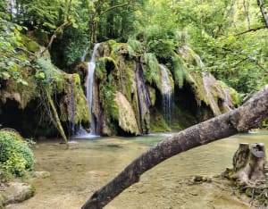Cascade des tufs au Fer à cheval. - La Châtelaine - 37