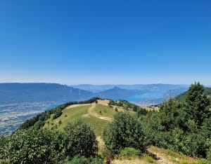 La Croix du Nivolet depuis La Féclaz - Les Deserts - 57