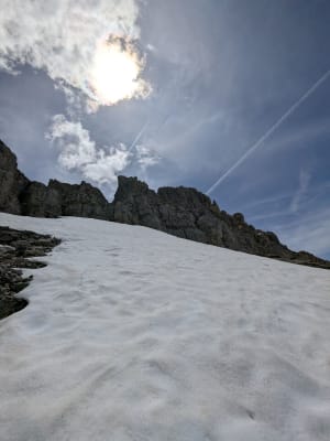 Aiguilles de Chabrières par pierre rouge - Réallon - 13