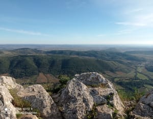 Les crêtes de Vissou et la terrasse de l'Estabel - Cabrières - 15