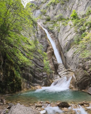 Cascade de Forest Lacour sur les Tines - Bayons - 7