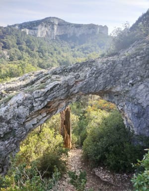 Le lac du Peirou et le Mont Gaussier par le sentier des échelles - Saint-Rémy-de-Provence - 42