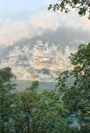 Le lac de Quinson et le Verdon par la Chapelle St-Maxime - Montmeyan - 15