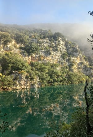 Le lac de Quinson et le Verdon par la Chapelle St-Maxime - Montmeyan - 17