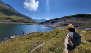 Lac Sans Fond et roche enneigée - Jf - 5