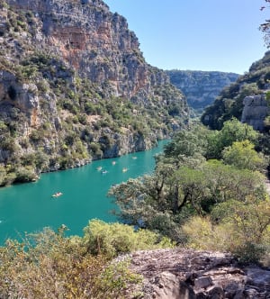 De lagere Gorges du Verdon en een verfrissend bad - Quinson - 301
