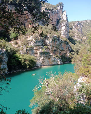 De lagere Gorges du Verdon en een verfrissend bad - Quinson - 134