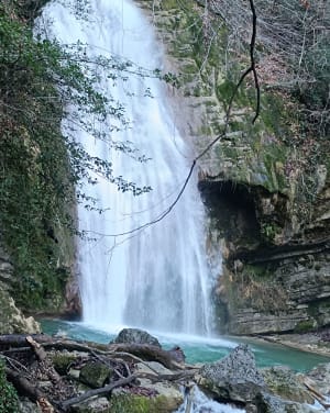 Watervallen van Alloix en Tardy Mill Loop in de winter - Saint-Vincent-de-Mercuze - 37